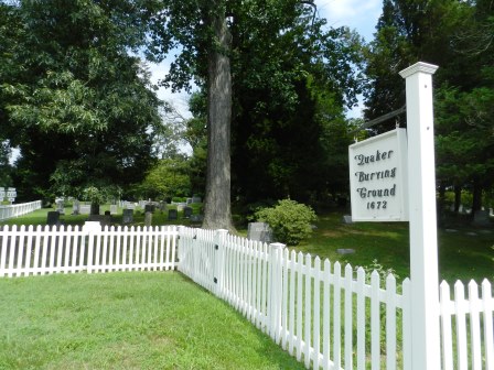 The Quaker Burial Grounds.