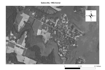 1952 Aerial of Galesville